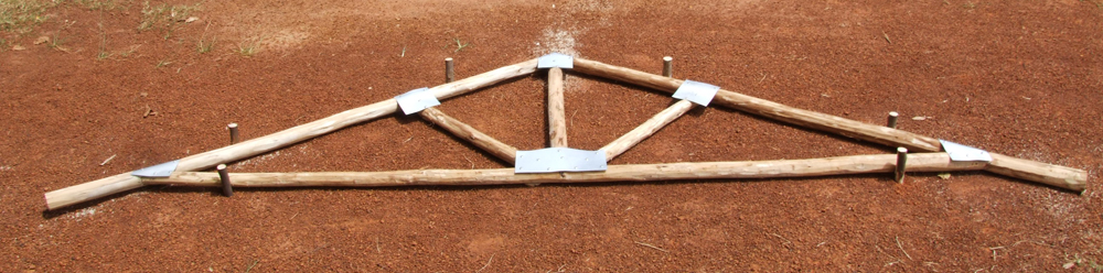 Small Diameter Roundwood Trusses (click to enlarge)