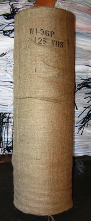 Tubes for earthbag building could be made from rolls of untreated burlap.