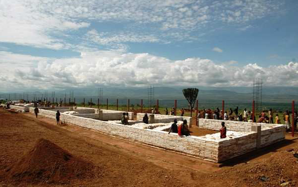 Earthbag School Project, Cibitoke Province, Burundi, 2010