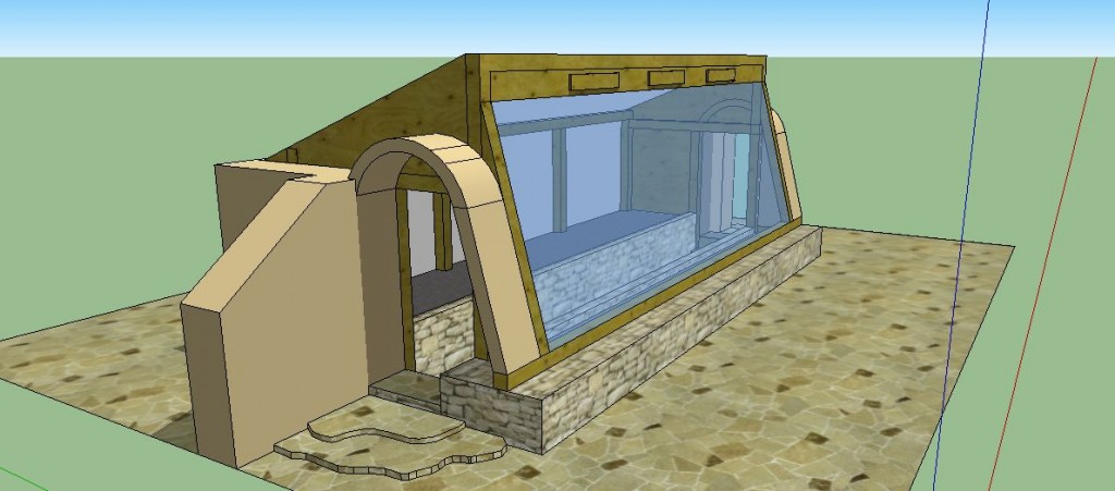 Earth-sheltered Passive Solar Earthbag Greenhouse – Natural Building Blog