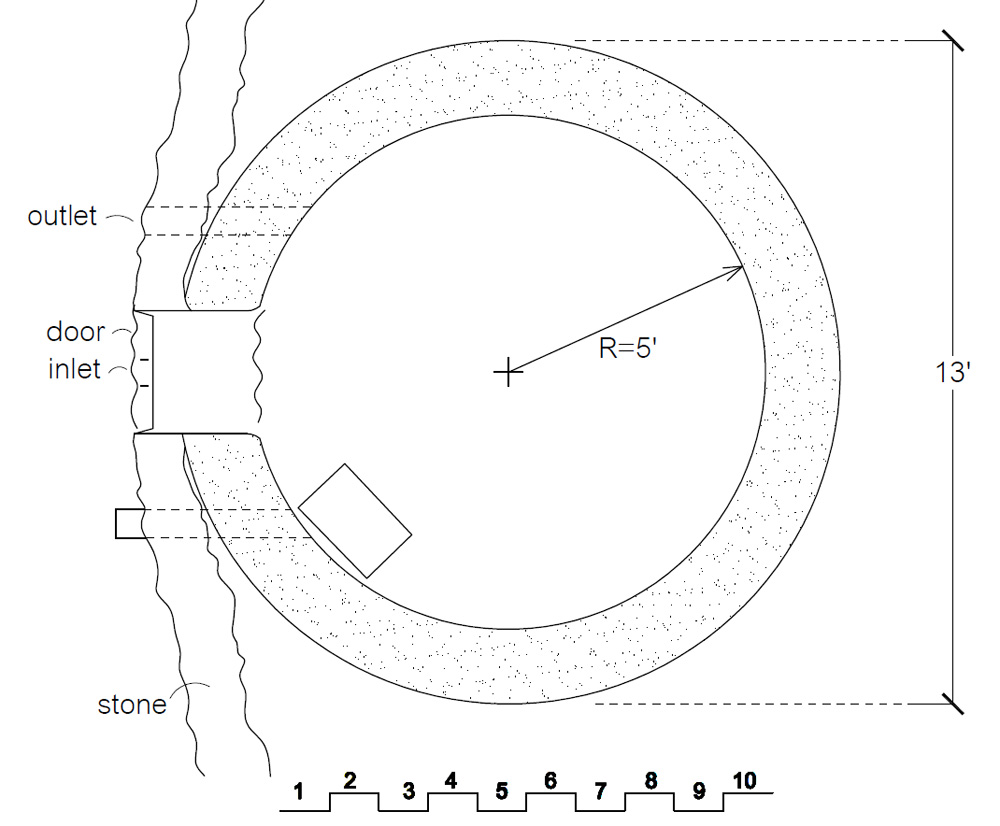 Hidey Hole floorplan (click to enlarge)