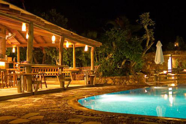 Veranda Natural Resort bungalows are built with natural materials.