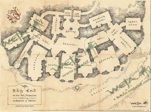 Floor plan of Bag End