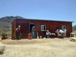 Affordable strawbale demonstration home in Sonora, Mexico