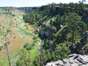 Ranch country near Walsenburg, Colorado has fairly mild weather in comparison to most parts of the state.