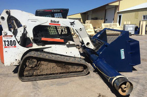 The Earth Home Builder™ is an extraordinary skid-steer operated (universal mount) Earth Home building machine.