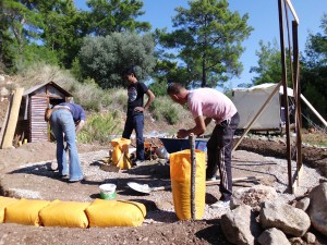 This earthbag house withstood heavy rains and a recent 6.1 earthquake.