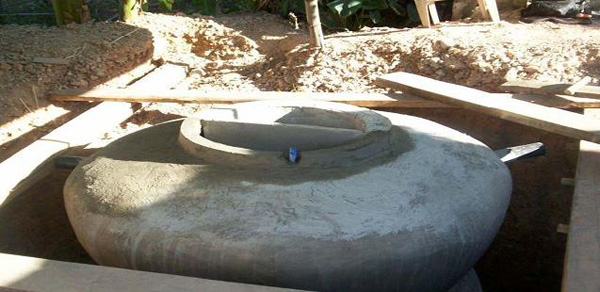 Ferrocement biogas digester
