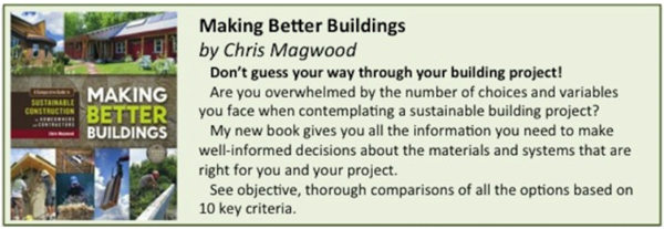 Making Better Buildings by Chris Magwood