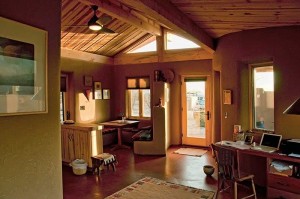 Another view of Rina Swentzell’s adobe home