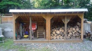 The Weekndr Woodshed. Built from scratch in a weekend. Free plans at link below.