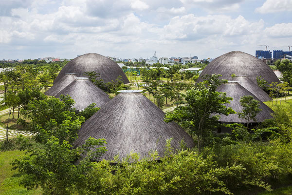 Bamboo Domes in Vietnam by Vo Trong Nghia Architects