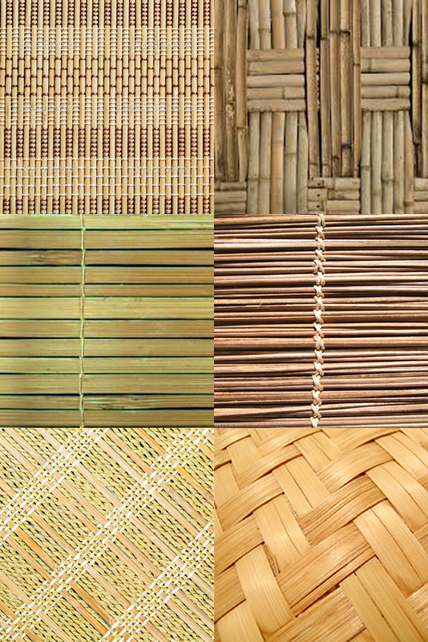Bamboo mat designs