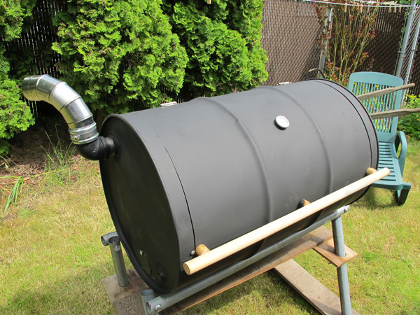 Instructables.com has detailed DIY instructions for making this barrel BBQ grill and hundreds of other items