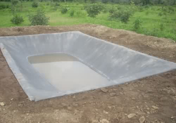 Below ground ferrocement water tank