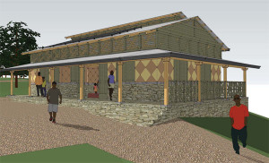 This Builders Without Borders internet & community center for rural Haiti is built with natural materials