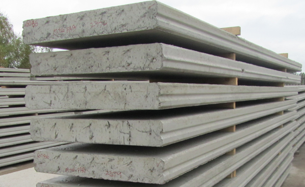 A wide range of building components such as these floor slabs can be made with seacrete or seament instead of concrete.