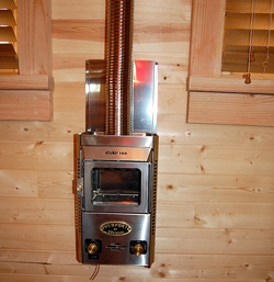 Dickinson Marine, Newport propane heater is ideal for well insulated small homes and tiny houses