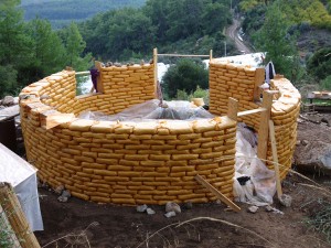 It cost $5000 to build this cosy eco-home. That price includes windows, doors and labour.