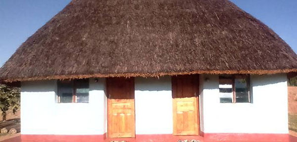 Earthbag house in Malawi
