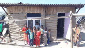 Earthbag school in India