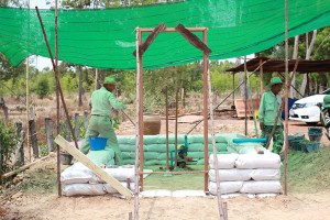 Emergency earthbag (sand bag) shelters are extremely low cost, safe, durable, require few tools and can be constructed by recipients with minimal training.