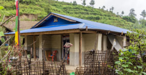 Earthquake resistant earthbag house in Nepal