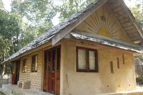 Adobe eco-bungalow in Luang Prabang, Laos
