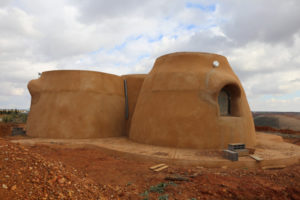 Four bedroom earthbag eco home in Morocco