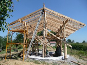 Raising the roof at Erin is Building Stuff Blog