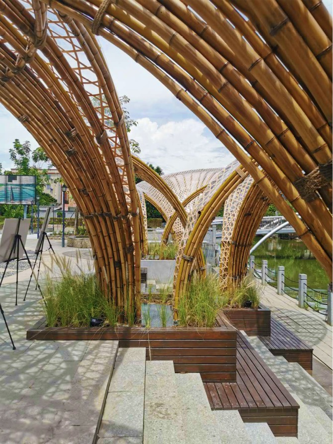 A Wonderful Waterfront Bamboo Pavilion in China – Natural Building Blog