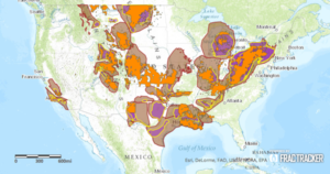 Fracking map