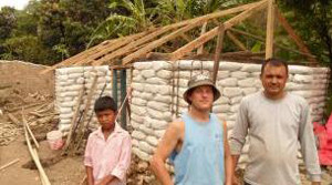 International Disaster Volunteers (IDV) is building permanent earthbag homes in Nepal