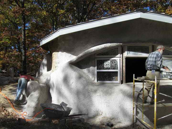 John’s earthbag house in Argentina