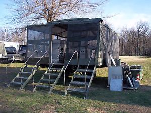 Military Surplus Moble Army Field Kitchen Trailer 