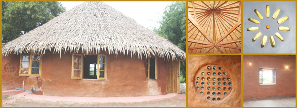 New Life Foundation earthbag roundhouse completed