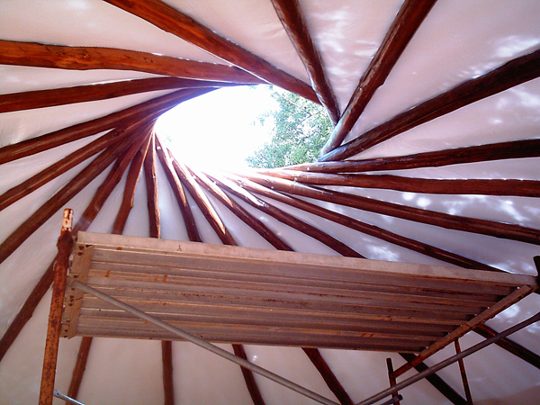 Reciprocal roof by Steve Brown