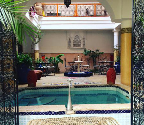 Old Moroccan riad that has been converted into a guesthouse