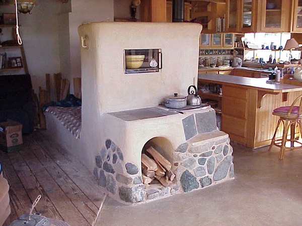 Rocket stove mass heaters can be very beautiful as well as functional.