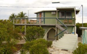 Steve and Carol Escott’s hurricane resistant earthbag house in the Bahamas.