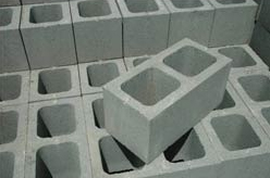 Building blocks like these could be made with seacrete or seament.