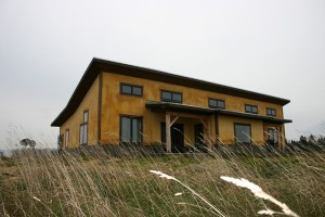 Senior living straw bale home in Holland, Vermont