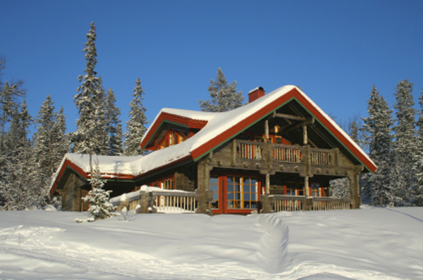 Luxury ski cabin