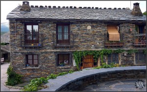 Rural stone house