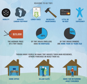 Tiny houses infographic