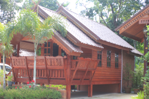 Tiny houses are being rented as guest houses in a park-like setting