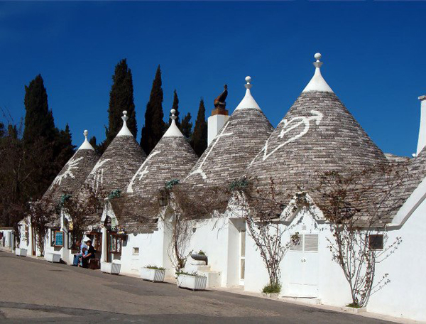 Trulli stone homes in Italy