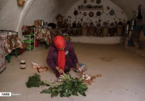 Interior of Tunisian Underground Houses