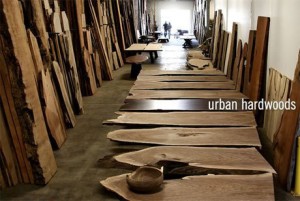 Urban Hardwoods uses trees that died due to disease, weather damage or have to be removed due to hazard. If they had not been salvaged they would have ended up in landfills or as firewood.