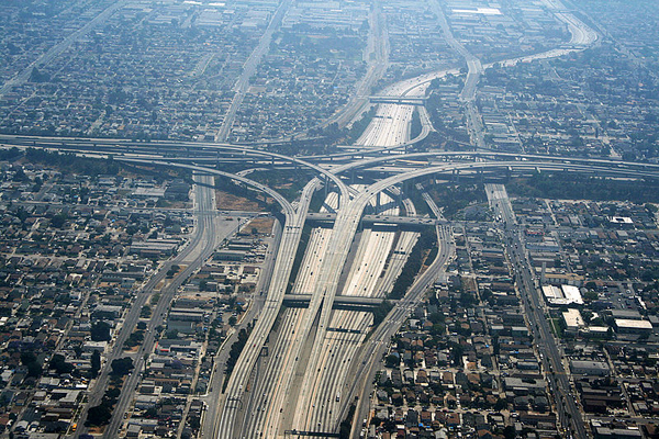 Urban sprawl in Los Angeles